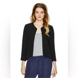 Wilfred Equis Black Open-Front Tailored Blazer 6 Lightweight